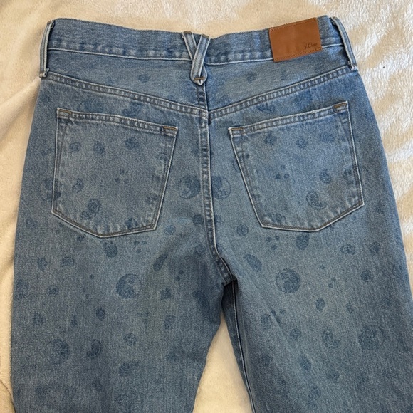 Blue Paisley Yong yang print J Crew boyfriend slouchy pants - Picture 4 of 5